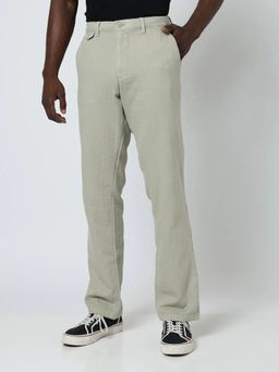 GAP - Men Mid-Rise Solid Regular Pant