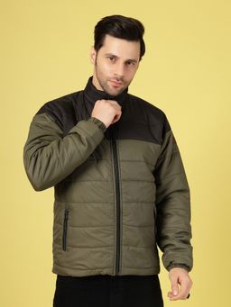 RIGO - Men Green Puffer Full Sleeves Jacket