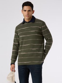 Pepe Jeans - Olive Graphic Printed Men T-Shirt