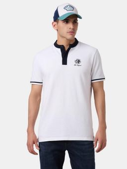 Pepe Jeans - White Graphic Print Men Short Sleeve Regular T-Shirt