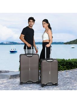 Red Tape - Brown 4 Wheels Trolley Bag (Pack of 2)