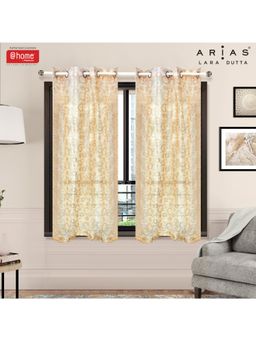 At Home by Nilkamal - Arias Luxuria Sheers Window Curtain Off White (Set of 2)