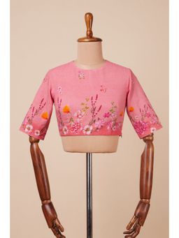 Dressfolk - Ferihana Peach Stitched Blouse