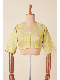 Dressfolk - Lavi Yellow Stitched Blouse