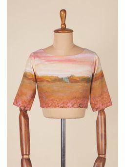 Dressfolk - Countryside Charm Multi-Color Stitched Blouse