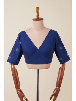 Dressfolk - Syahee Blue Stitched Blouse