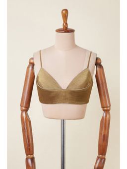 Dressfolk - Mannat Gold Stitched Blouse