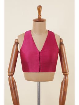 Dressfolk - Pink Horizon Pink Stitched Blouse