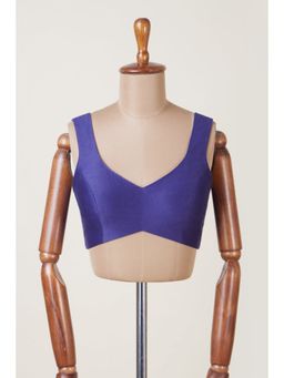 Dressfolk - Indigo Raat Blue Stitched Blouse