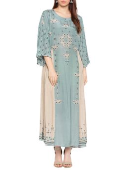 Soup by Sougat Paul - Azure Printed Blue Dress