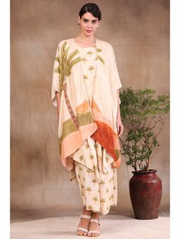 Soup by Sougat Paul - Conversational Printed Jumpsuit with Jacket