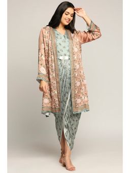 Soup by Sougat Paul - Vintage Drape Dress with Jacket