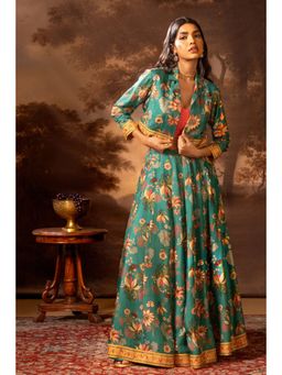 Soup by Sougat Paul - Aarani Embroidered Lehenga Choli with Jacket