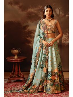 Soup by Sougat Paul - Kaira Embroidered Lehenga Choli with Dupatta