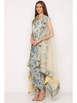 Soup by Sougat Paul - Applique Printed Dress with Cape