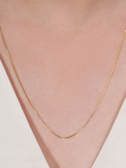 Zavya - Delicate Strength Rhodium Plated 22 Inches Mens Chain