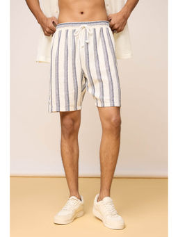 FREAKINS - Riviera Striped Bermuda Shorts