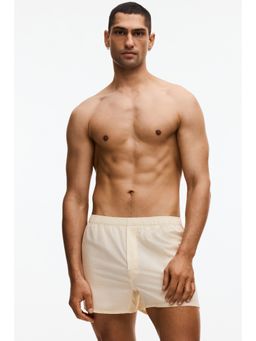 H&M - Men Yellow 4-Pack Woven Boxers
