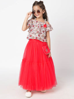 Lil Drama - Girls Choli with Ghaghra (Set of 2)