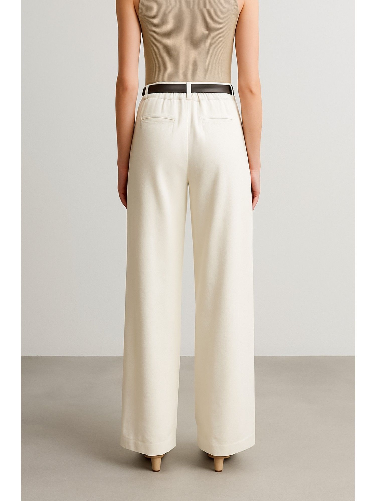 SUNSEA LINEN WIDE STRAIGHT PANTS size2 パンツ SUNSEA SNM