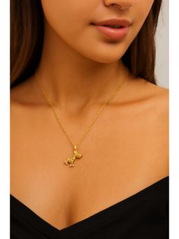 VIEN - Elegant 18K Gold Plated Rocking Horse Pendant Necklace