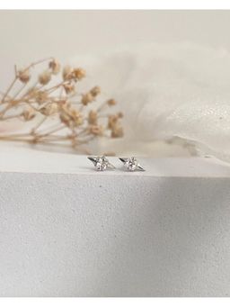 Boldiful - Pixie 925 Sterling Silver Cubic Zirconia Stud Earrings