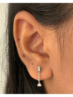 Boldiful - Vivere 925 Sterling Silver Cubic Zirconia Drop Earrings