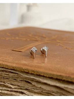 Boldiful - Strike 925 Sterling Silver Cubic Zirconia Stud Earrings
