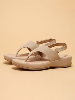 ERIDANI - Women's Arlen Beige Comfort Sandals