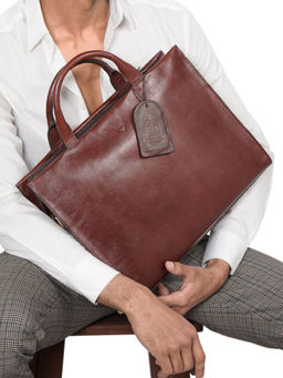 Hidesign - Men Evolution 03 Briefcase-Maroon