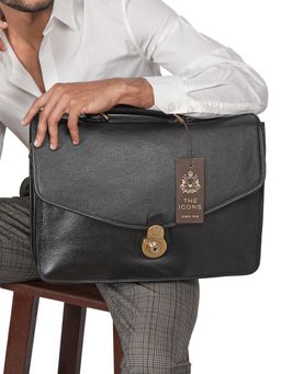 Hidesign - Reg Sib- Black Messenger Bag