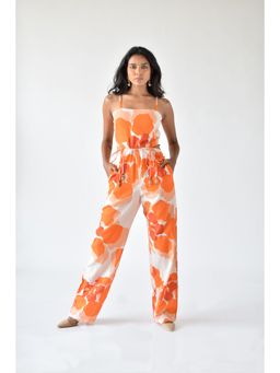 The Missy Co. - Orange Liana Printed Jumpsuit