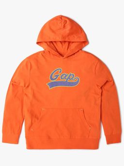 GAP - Boys Orange Cotton Graphic Relaxed Fit Sweatshirt