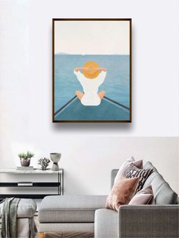 The Art House - Abstract Painting Multicolor (40X30 Inches)