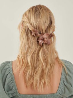 Accessorize London - Tropical Flower Claw Clips (Pack of 3)