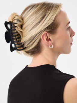 Accessorize London - Large Claw Clip Black