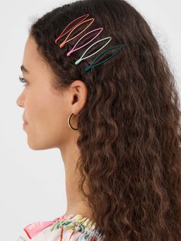 Accessorize London - Oval Slide Hair Pins (Pack of 5)