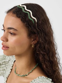 Accessorize London - Matte Wiggle Alice Hairbands (Pack of 2)