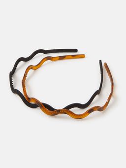 Accessorize London - Tort Wiggle Alice Hairbands (Pack of 2)