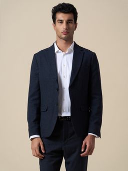 SELECTED HOMME - Men Relaxed Fit Double Breasted Blue Blazer