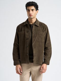SELECTED HOMME - Organic Cotton Corduroy Brown Jacket