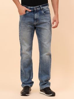 Cantabil - Casual Breathable & Soft Regular Fit Denim Blue Jeans