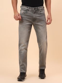 Cantabil - Casual Breathable & Soft Regular Fit Denim Olive Jeans