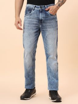 Cantabil - Casual Breathable & Soft Regular Fit Denim Blue Jeans