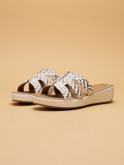 ERIDANI - Janicaa Comfort White Sandals