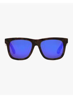 Diesel - Unisex UV Protected Blue Lens Square Sunglasses (54)