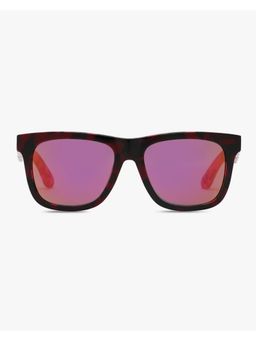 Diesel - Unisex UV Protected Purple Lens Square Sunglasses (54)