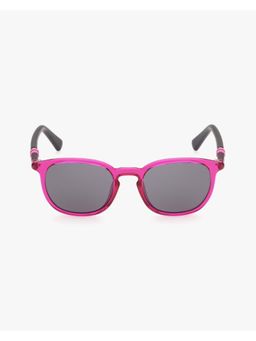 Diesel - Unisex UV Protected Grey Lens Oval Sunglasses (45)