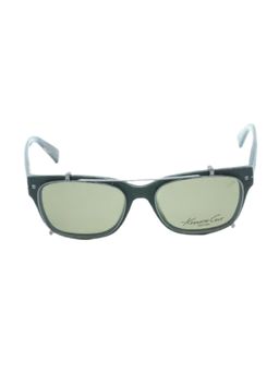 Kenneth Cole - Unisex UV Protected Green Lens Oval Sunglasses (51)