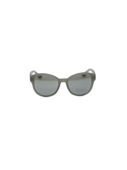 Kenneth Cole - Unisex UV Protected Grey Lens Round Sunglasses (53)